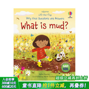 First Questions and Lift Flap 进口童书 原版 英文儿童趣味 什么是泥？ the Very What Answers mud 问答翻翻书 预售