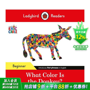 【现货】瓢虫读物初级 - 艾瑞·卡尔 - 马是蓝色的(ELT分级读物) Ladybird Readers Beginner Level 儿童英语早教启蒙绘本