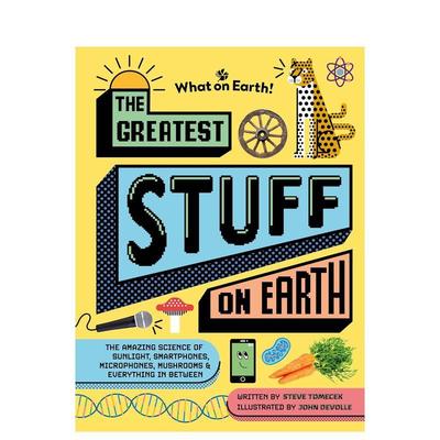 【现货】地球上的伟大事物 The Greatest Stuff on Earth 英文儿童插画科普绘本 英语进口童书#