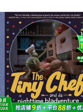 【现货】英文 The Tiny Chef and da nighttime bladventure 精装小厨师 还有夜间冒险 Rachel Larsen 睡前故事儿童绘本书籍