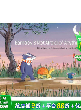 【现货】英文原版 巴纳比什么都不怕Barnaby Is Not Afraid of Anything 精装艺术插画绘本 友谊勇敢 品格养成 儿童进口图书