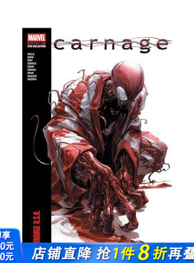【预售】屠杀现代史诗合集：屠杀美国 Carnage Modern Era Epic Collection: Carnage U.S.A. 英文漫画 正版进口书
