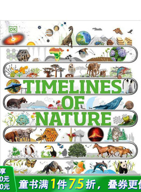 【现货】自然界的时间线 Timelines Of Nature 英文儿童插画故事绘本 进口童书