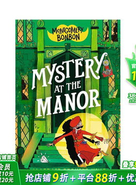 【预售】【大侦探波波】庄园谜云【Montgomery Bonbon】Mystery at the Manor少年侦探小说故事书 英文英语拓展阅读 蓝思值700L+