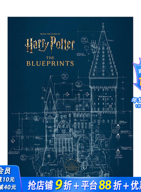 【预售】英文原版 哈利·波特：电影制作草图 Harry Potter: The Blueprints 插画原画设定集 正版进口图书画册