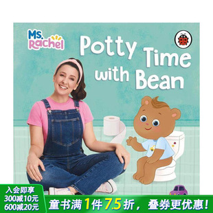 Bean 进口童书 如厕时光 Potty Time Rachel 瑞秋老师和豆豆 英文儿童插画故事绘本 with 预售