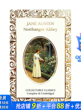 【现货】英文原版 诺桑觉寺 【Flame Tree Collectable Classics】Northanger Abbey 英文小说 正版进口书籍 善优图书