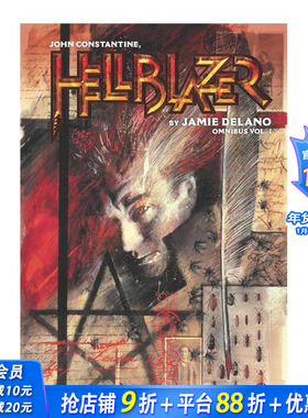 【预售】约翰-康斯坦丁：地狱使者 杰米德拉诺合集 卷1 John Constantine  Hellblazer by Jamie Delano Omnibus英文 正版进口书