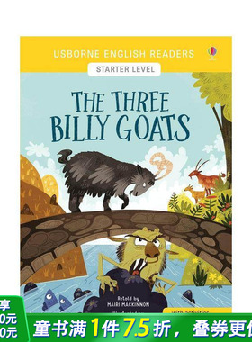 【预售】三只公山羊 ER SL The Three Billy Goats 英文儿童桥梁章节故事 英语拓展阅读进口书