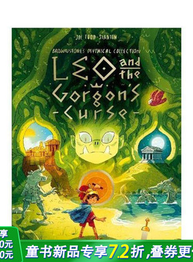 【现货】【Brownstone神话故事系列】李奥和蛇发女妖的诅咒Leo and the Gorgon’s Curs 精装儿童绘本 6-12岁【善优童书】