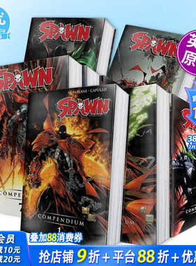 【现货多册选拍】再生侠Spawn 1-7卷 彩版Spawn Compendium  Color Edition 原版英文漫画书 正版进口书