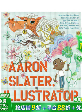 【预售】亚伦·斯莱特 插画师 【The Questioneers】Aaron Slater， Illustrator 英文儿童插画故事绘本 英语进口童书