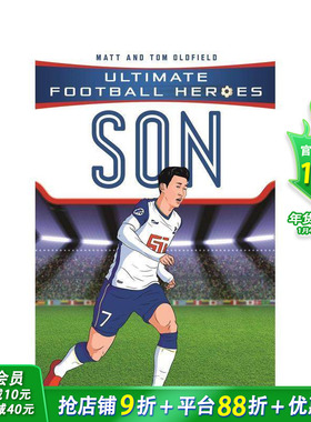 【预售】【足球英雄系列】孙兴慜 【Ultimate Football Heroes】Son Heung-min 12岁+英文小说故事 英语阅读拓展进口书
