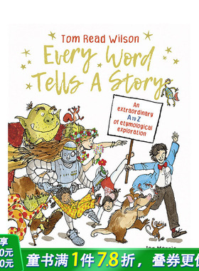【预售】英文原版 每个词都有一个故事 Every Word Tells a Story 知识百科 精装艺术插画绘本 儿童进口英语图书 善优童书