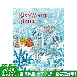【现货】冬之王的生日 King Winter's Birthday 英文儿童插画故事绘本 进口童书