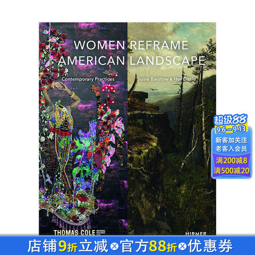 【预售】英文原版 重塑美国景观的女性艺术家 Women Reframe American Landscape 艺术历史理论评论 正版进口书籍画册 善优图书