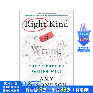 【预售】对的错:为什么学习失败可以教会我们蓬勃发展 Right Kind of Wrong 原版英文商业行销 正版进口图书