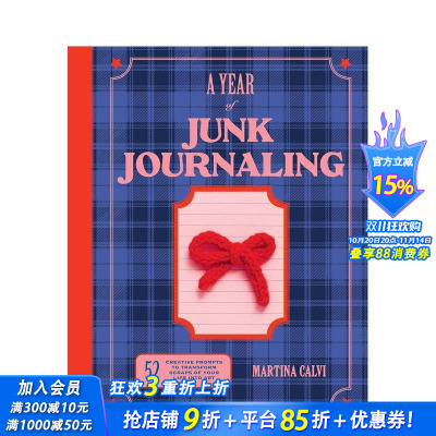 【预售】垃圾手账年记 Year Of Junk Journaling 原版英文手工制作 正版进口书