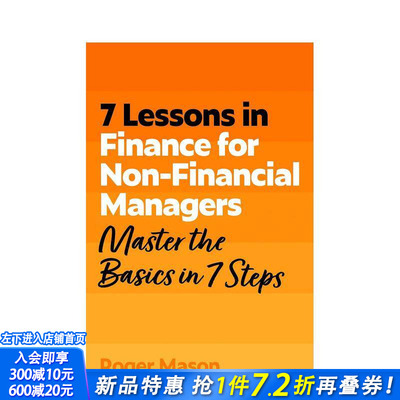 【预售】非财务人员财务七堂课 7Lessons in Finance for Non-Financial M Master the Basics of Finance英文商业行销正版进口书