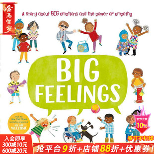 【预售】大大的情绪 Big Feelings 原版英文儿童插画故事绘本 进口图书