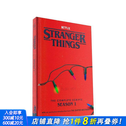 【预售】怪奇物语：苐一季完整剧本 Stranger Things: The Complete Scripts， Season 1 原版英文生活 正版进口书