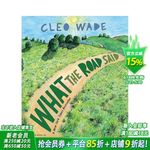 【现货】道路在说什么 What the Road Said 英文儿童插画故事绘本 进口童书