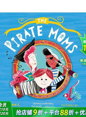 【预售】海盗妈妈 Pirate Moms 英文儿童插画故事绘本 进口童书
