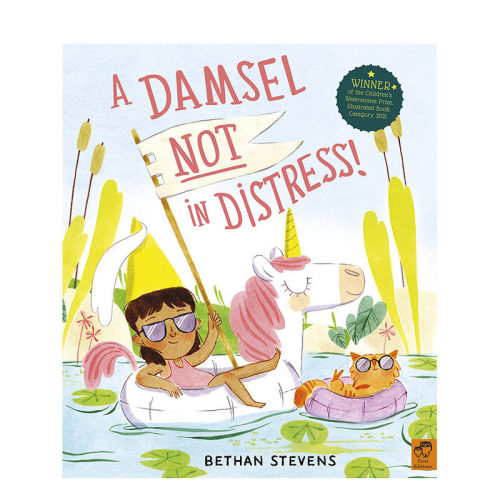【现货】英文原版 少女不落难 A Damsel Not in Distress! 艺术插画绘本 Bethan Stevens人物传记 儿童英语进口图书 善优童书