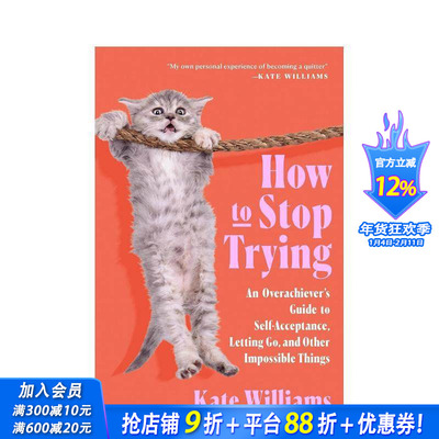 【预售】如何停止尝试 How to Stop Trying 原版英文心灵励志 正版进口书