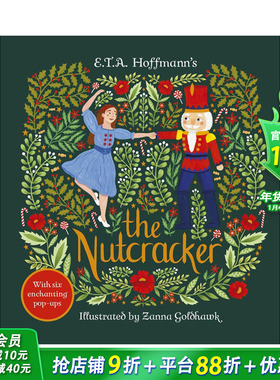 【预售】立体书：胡桃夹子 The Nutcracker: An Enchanting Pop-up Classic (Gilded Fairytales) 原版英文儿童立体 进口童书