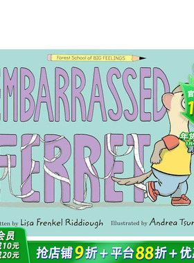 【预售】【情绪森林学校】尴尬的小雪貂 【Forest School of Big Feelings】Embarrassed Ferret 英文儿童插画故事绘本 进口童书