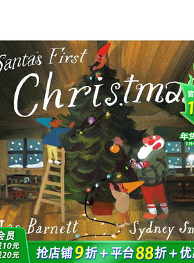 【预售】【安徒生奖Sydney Smith】圣诞老人的第一个圣诞节 Santa's First Christmas 英文儿童插画故事绘本进口书