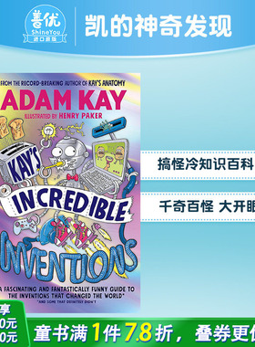【现货】凯的神奇发现 Kay’s Incredible Inventions 精装 英文原版儿童科普插图绘本 Adam Kay 正版进口书