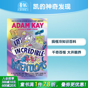神奇发现 进口书 正版 英文原版 现货 凯 儿童科普插图绘本 Incredible Kay’s Kay Inventions Adam 精装