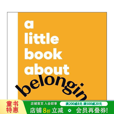【预售】【小丛书大思想】归属感 【A Little Book About】Belonging 英文儿童插画故事绘本 进口童书