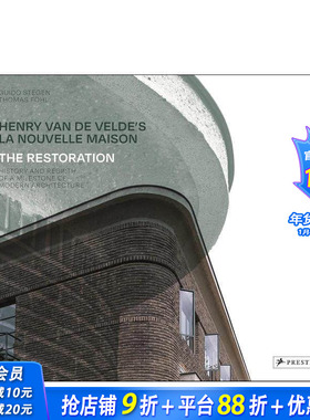 【预售】亨利·范·德·维尔德的新宅：修复之路 Henry van de Velde's La Nouvelle Maison 原版英文建筑设计 正版进口书