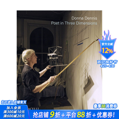 【预售】英文原版 装置艺术家Donna Dennis：三维空间诗人 Poet in Three Dimensions 艺术画册 正版进口图书 善优图书