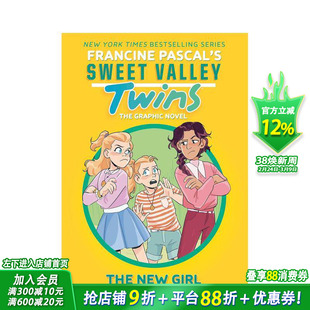 【预售】甜心山谷双胞胎：新同学 Sweet Valley Twins: The New Girl 英文儿童漫画故事书 英语拓展阅读进口书