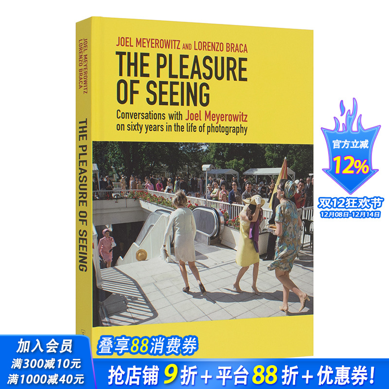 【预售】英文原版 视觉愉悦：Joel Meyerowitz×Lorenzo Braca对谈 The Pleasure of Seeing 摄影正版进口图书
