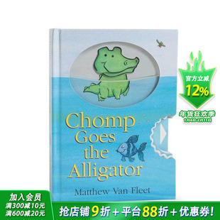 【现货】鳄鱼的故事 Chomp Goes the Alligator 英文儿童插画故事绘本 进口童书