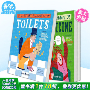 历史：病态 Medicine英文儿童趣味科普进口书 Histories 现货多册选拍 古怪 臭哄哄 医学史 History 厕所史 Sick Wacky
