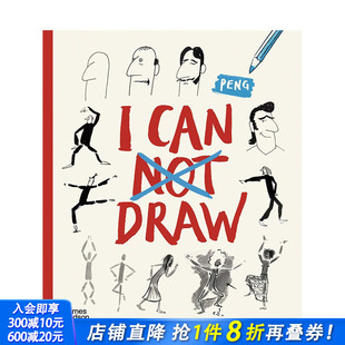 Draw 选拍 现货 Can 英文原版 艺术入门指南指导 奥地利漫画家鹏Peng 我能画画 方式 用漫画 多款 原版 学习美术绘画