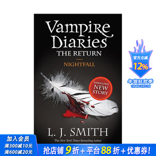 【预售】吸血鬼日记:夜幕降临 The Vampire Diaries: Nightfall 原版英文文学小说 正版进口图书