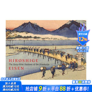 The 进口书 正版 the 预售 木曾街道六十九次 Kisokaido Nine Sixty 英文艺术画册画集 Stations 原版