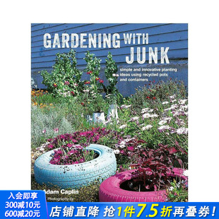 with Junk 环保园艺 英文原版 Gardening 可回收容器创意园艺 园艺花艺设计 现货