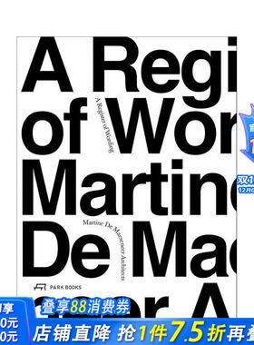 【预售】词汇记录：马丁·德·马塞内尔建筑师事务所 A Register of Wording ...原版英文建筑设计 正版进口书