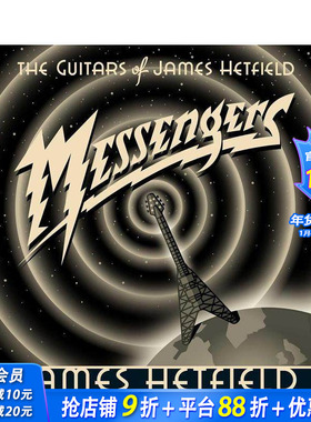 【预售】音乐信使：詹姆斯·海特菲尔德的吉他 Messengers:The Guitars of James Hetfield 英文音乐 正版进口书