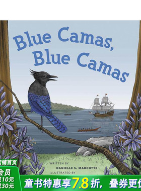 【预售】蓝色卡马斯花 Blue Camas， Blue Camas 英文儿童插画故事绘本 进口童书