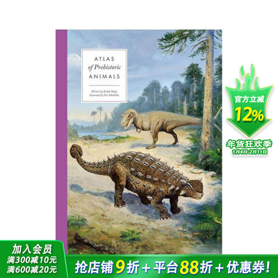 【现货】史前动物图集 【Large Encyclopedias】Atlas of Prehistoric Animals 英文儿童插画科普绘本 进口童书