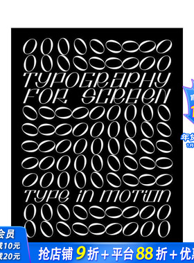 【预售】屏幕排版:动态输入 Typography for Screen: Type in Motion 原版英文数字媒体设计 正版进口书